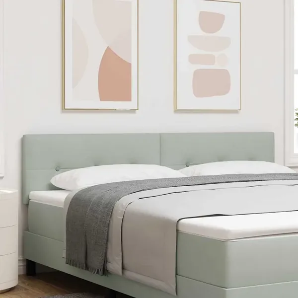 Tête de lit Gris clair 180 cm Velours