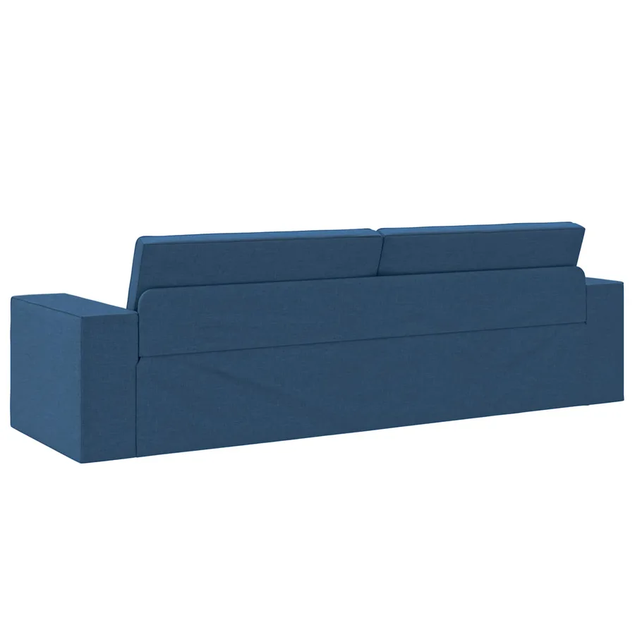 Canapé-Lit Bleu marine 245 x 78 x 77 cm tissu - 7