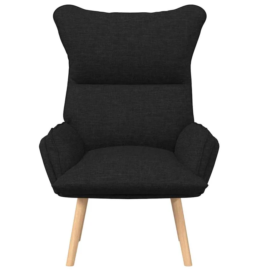 fauteuil Noir 69 x 74 x 93 cm Tissu et Contreplaqué - 4