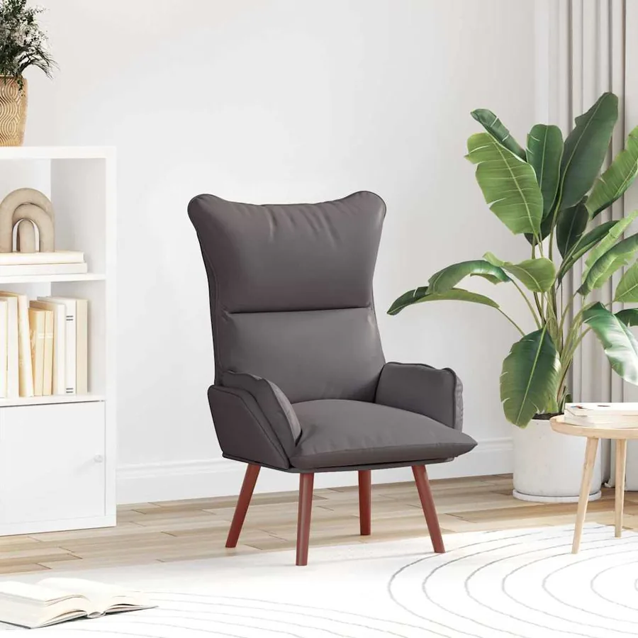 fauteuil Gris 69 x 74 x 93 cm Simili cuir