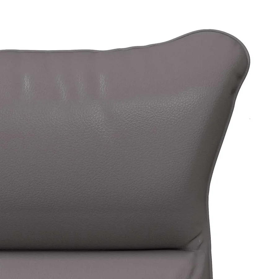 fauteuil Gris 69 x 74 x 93 cm Simili cuir - 7