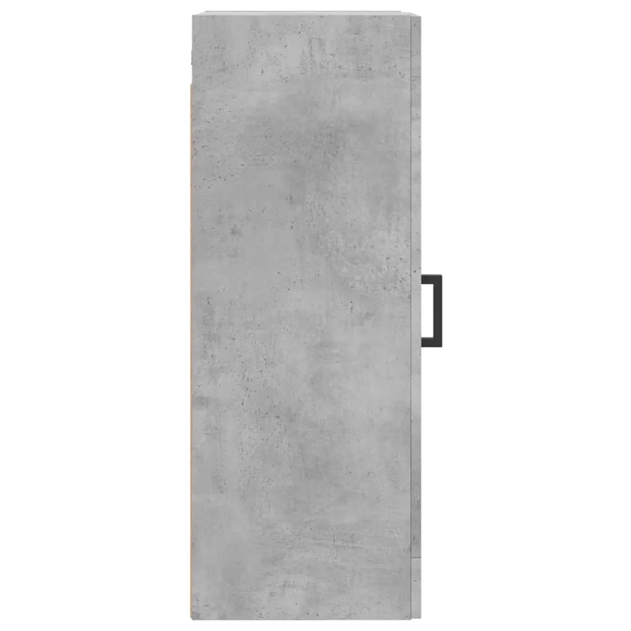 Armoire murale gris béton 34,5x34x90 cm bois d'ingénierie - 8