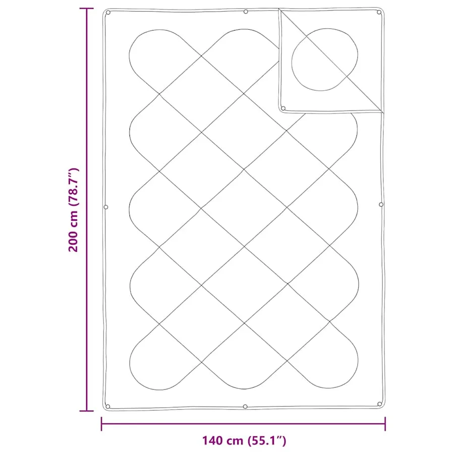 Duvet 2-en-1 Blanc 200 x 140 x 10 cm Polyester - 10