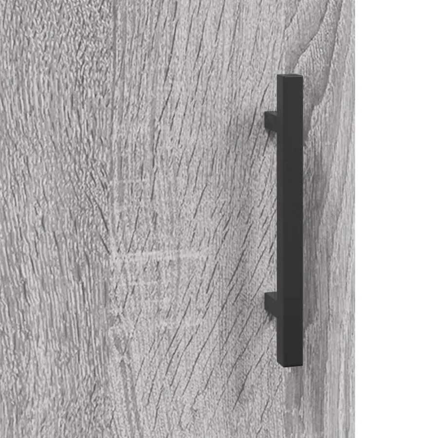 Buffet Sonoma gris 34,5x34x90 cm Bois d'ingénierie - 10