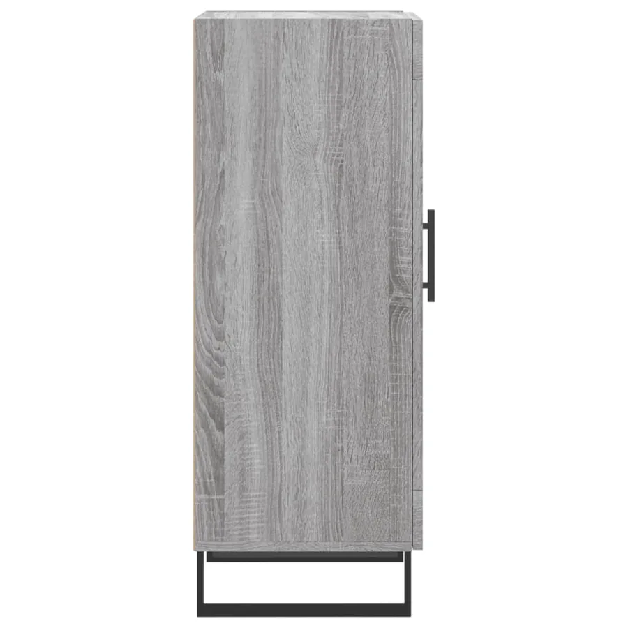 Buffet Sonoma gris 34,5x34x90 cm Bois d'ingénierie - 7