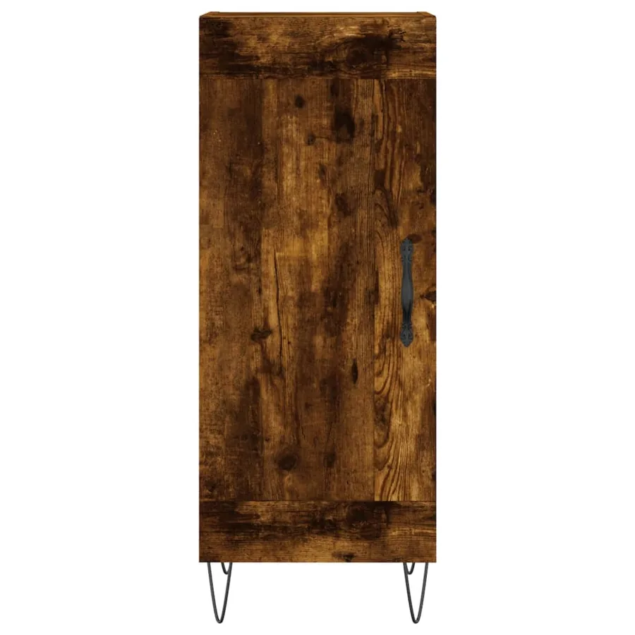 Buffet Chêne fumé 34,5x34x90 cm Bois d'ingénierie - 5