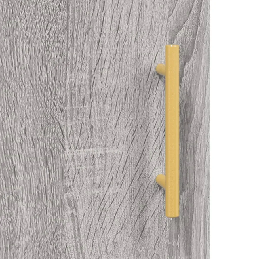 Buffet Sonoma gris 34,5x34x90 cm Bois d'ingénierie - 10