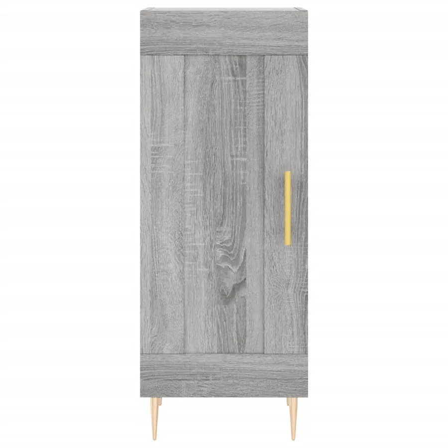 Buffet Sonoma gris 34,5x34x90 cm Bois d'ingénierie - 5