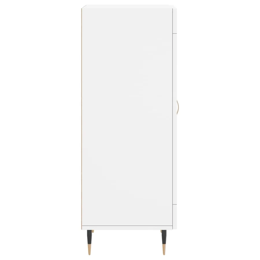 Buffet blanc 34,5x34x90 cm bois d'ingénierie - 7