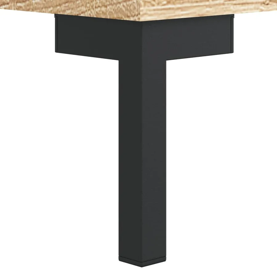 Buffet chêne sonoma 69,5x34x90 cm bois d'ingénierie - 12