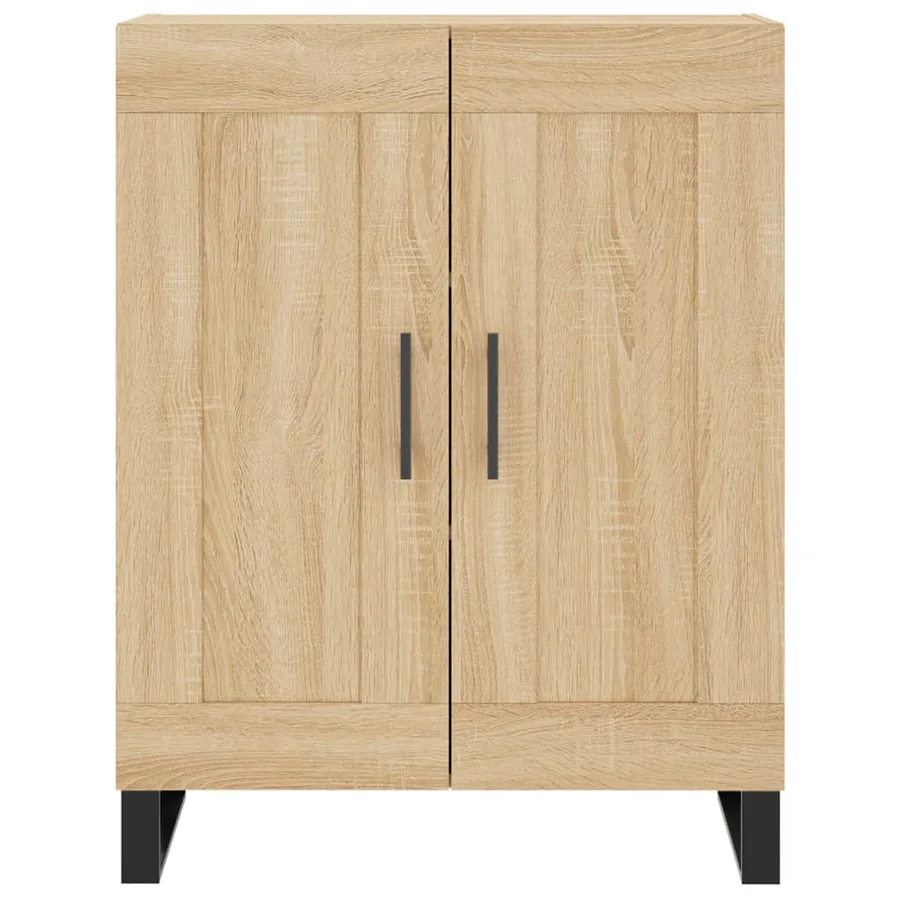 Buffet chêne sonoma 69,5x34x90 cm bois d'ingénierie - 5