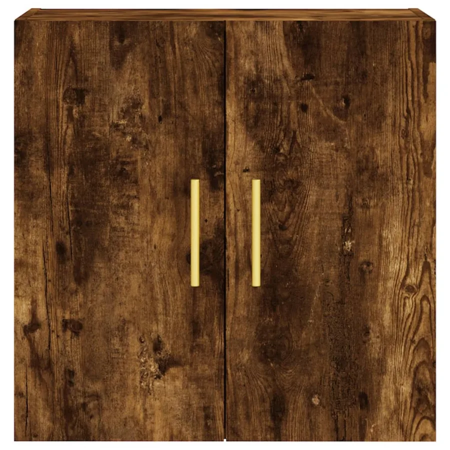 Armoire murale chêne fumé 60x31x60 cm bois d'ingénierie - 5