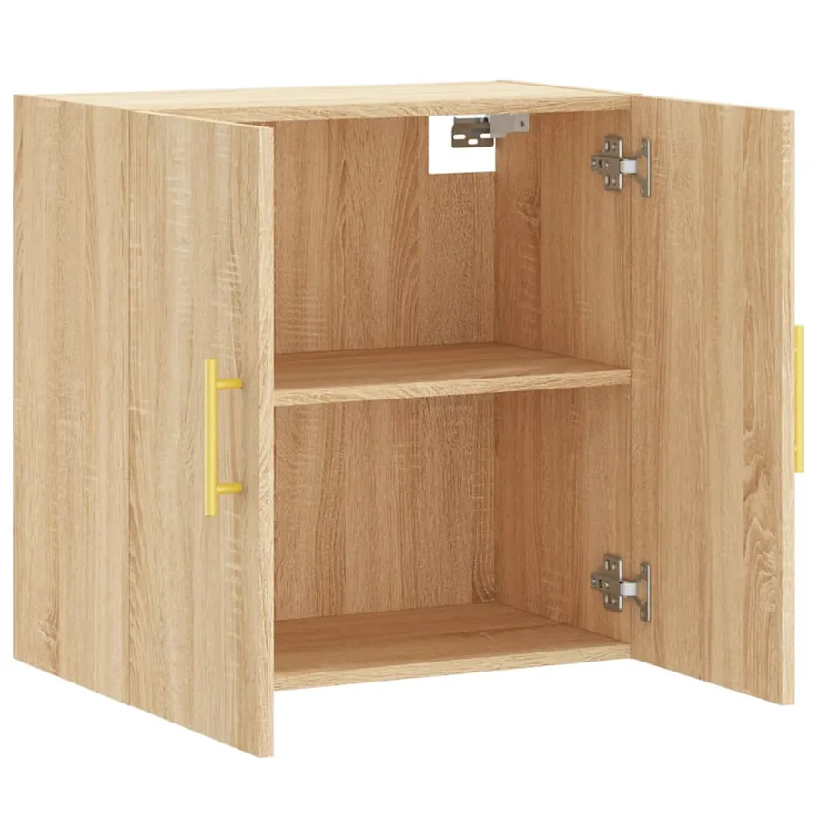 Armoire murale chêne sonoma 60x31x60 cm bois d'ingénierie - 6