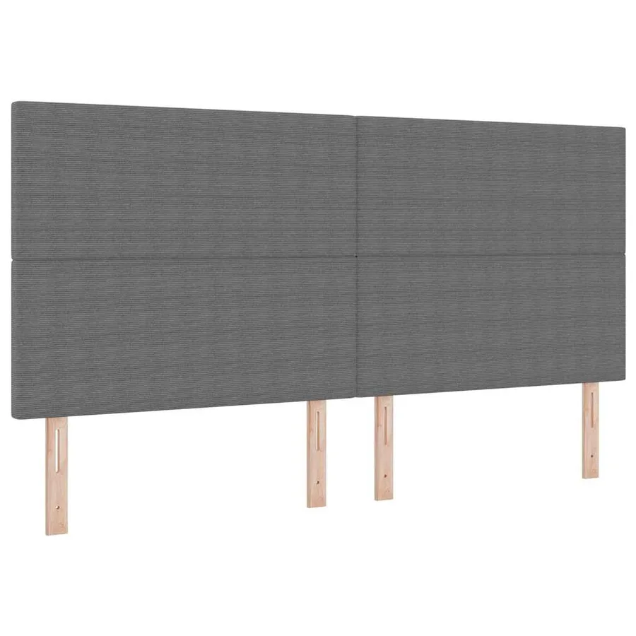 Lit à ressort LED Gris clair et blanc 200 x 200 cm - 7