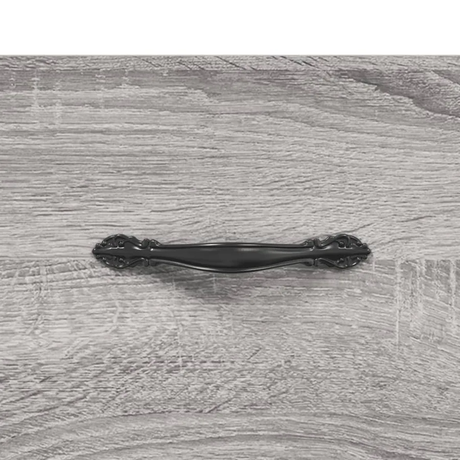 Buffet Sonoma gris 34,5x34x90 cm Bois d'ingénierie - 9