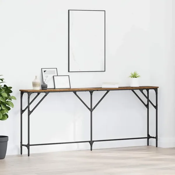 Table console Bois Ancien 180 x 23 x 75 cm