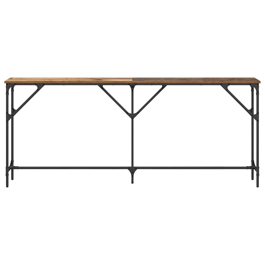 Table console Bois Ancien 180 x 23 x 75 cm - 5