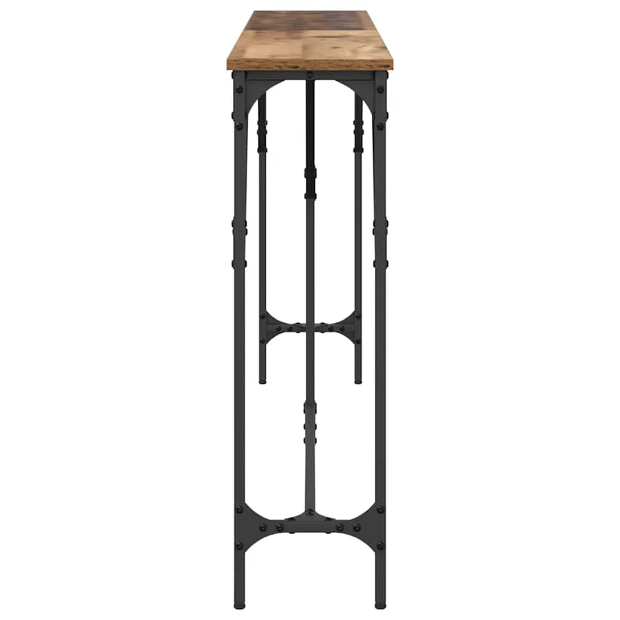 Table console Bois Ancien 180 x 23 x 75 cm - 6
