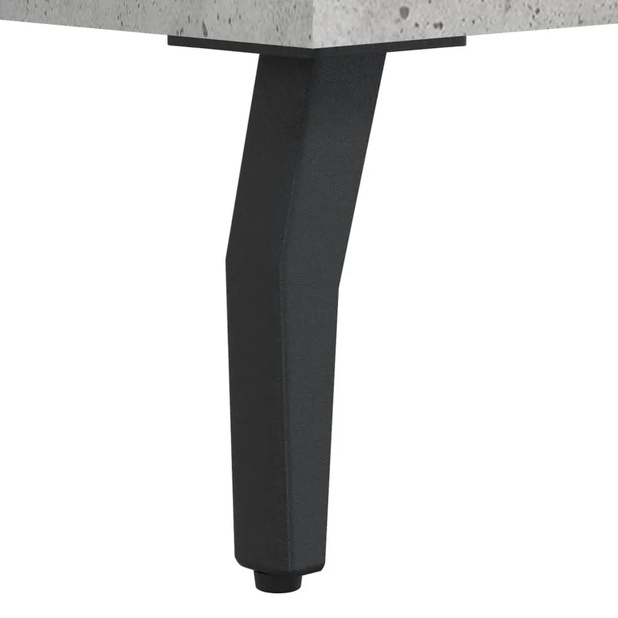 Buffet Gris béton 34,5x34x90 cm Bois d'ingénierie - 10