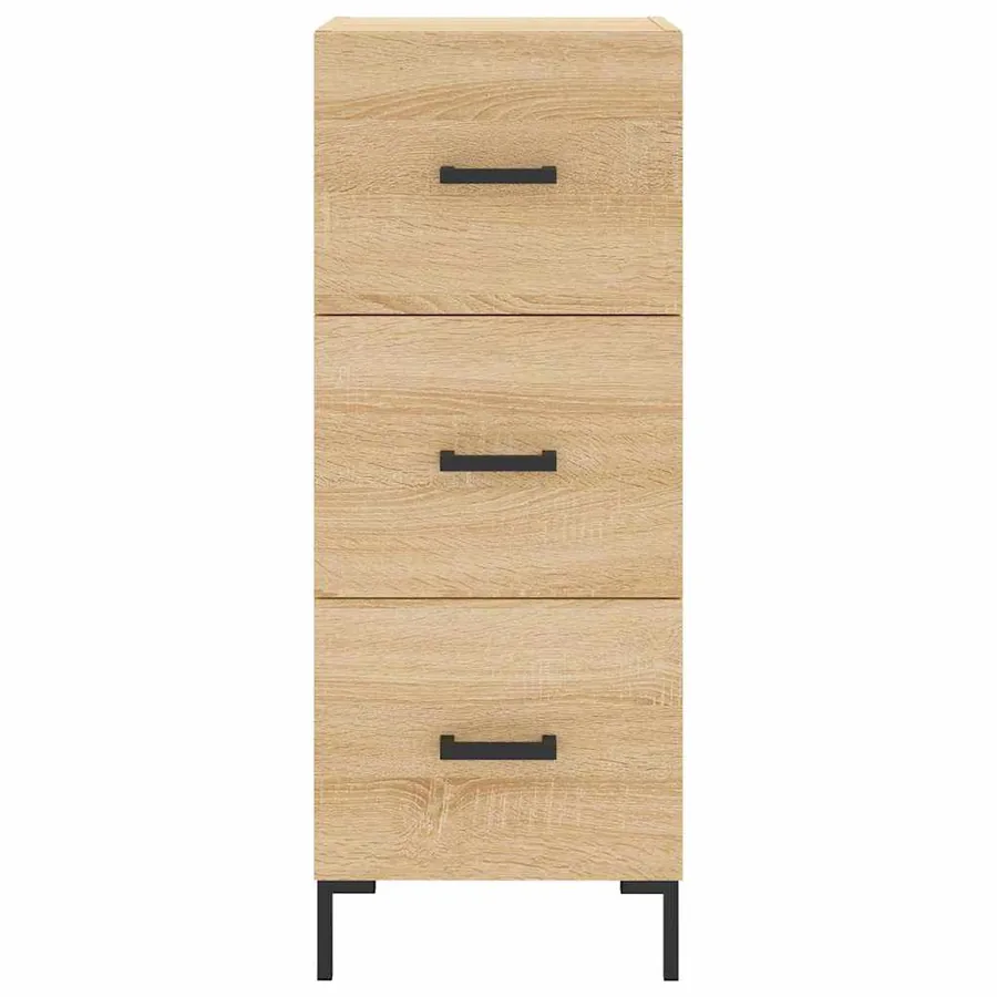 Buffet Chêne sonoma 34,5x34x90 cm Bois d'ingénierie - 6