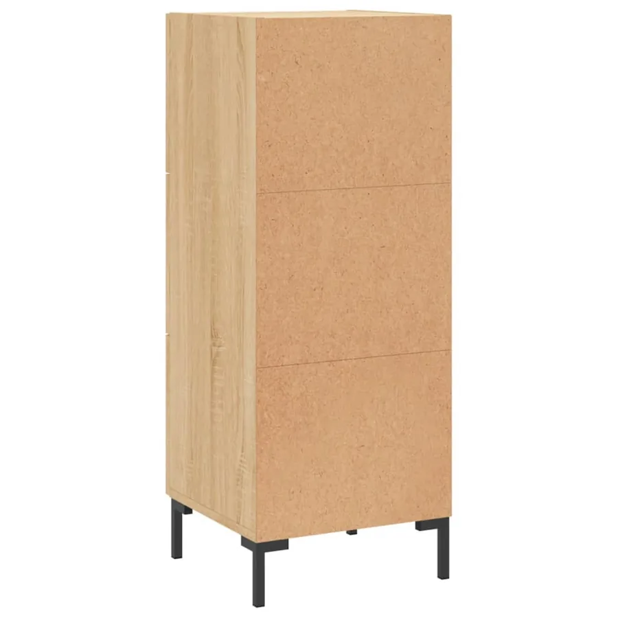 Buffet Chêne sonoma 34,5x34x90 cm Bois d'ingénierie - 8