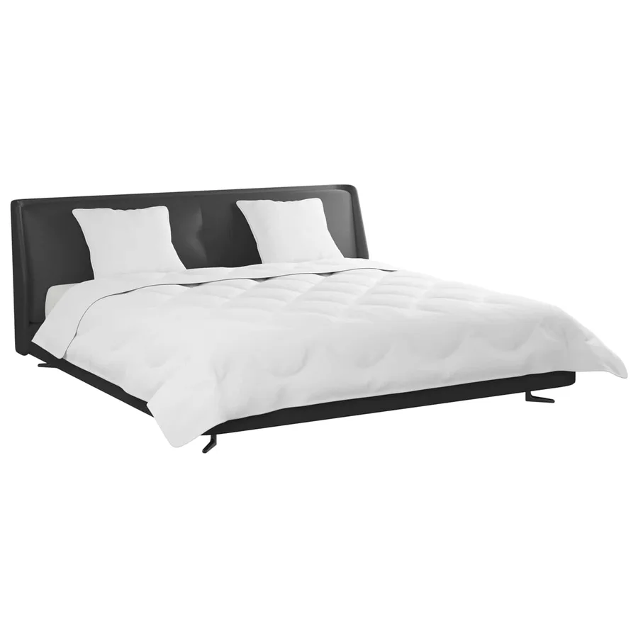 Duvet d'été simple avec oreiller 3 pcs Blanc Microfibre - 3