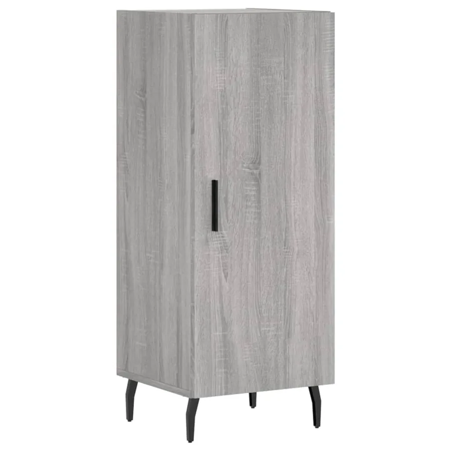 Buffet Sonoma gris 34,5x34x90 cm Bois d'ingénierie - 2