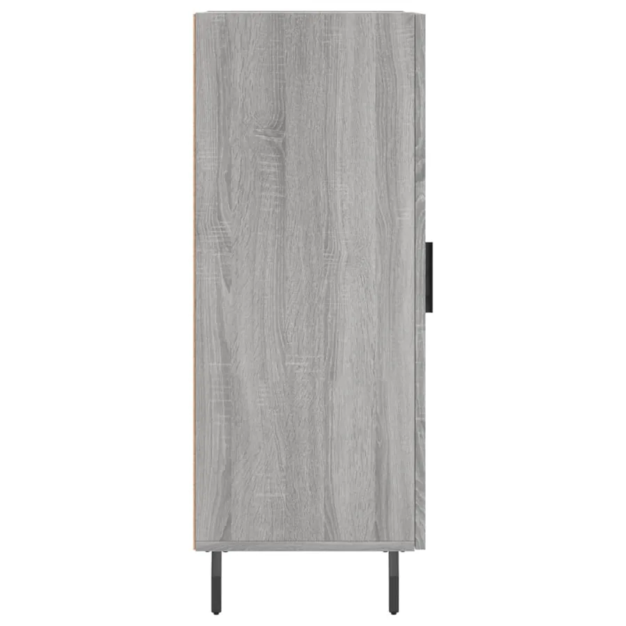 Buffet Sonoma gris 34,5x34x90 cm Bois d'ingénierie - 7