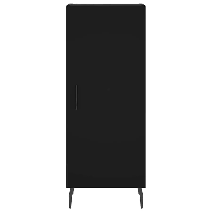 Buffet Noir 34,5x34x90 cm Bois d'ingénierie - 6