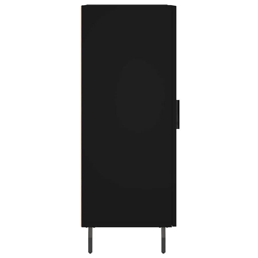 Buffet Noir 34,5x34x90 cm Bois d'ingénierie - 7