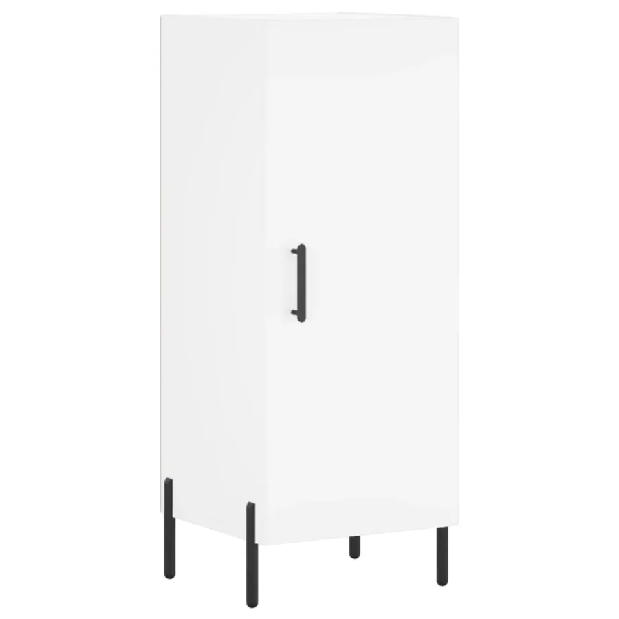 Buffet blanc 34,5x34x90 cm bois d'ingénierie - 2