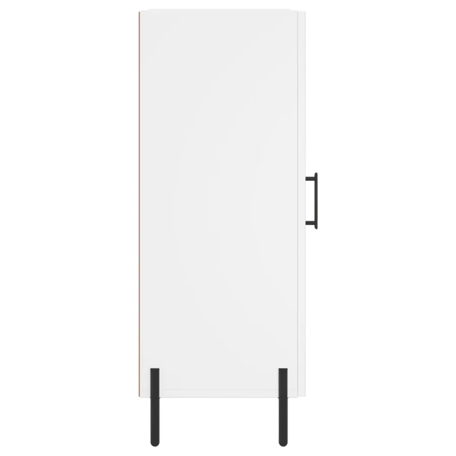 Buffet blanc 34,5x34x90 cm bois d'ingénierie - 7