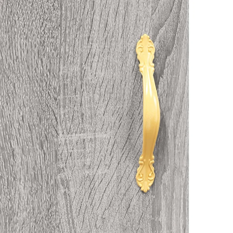 Buffet Sonoma gris 34,5x34x90 cm Bois d'ingénierie - 10