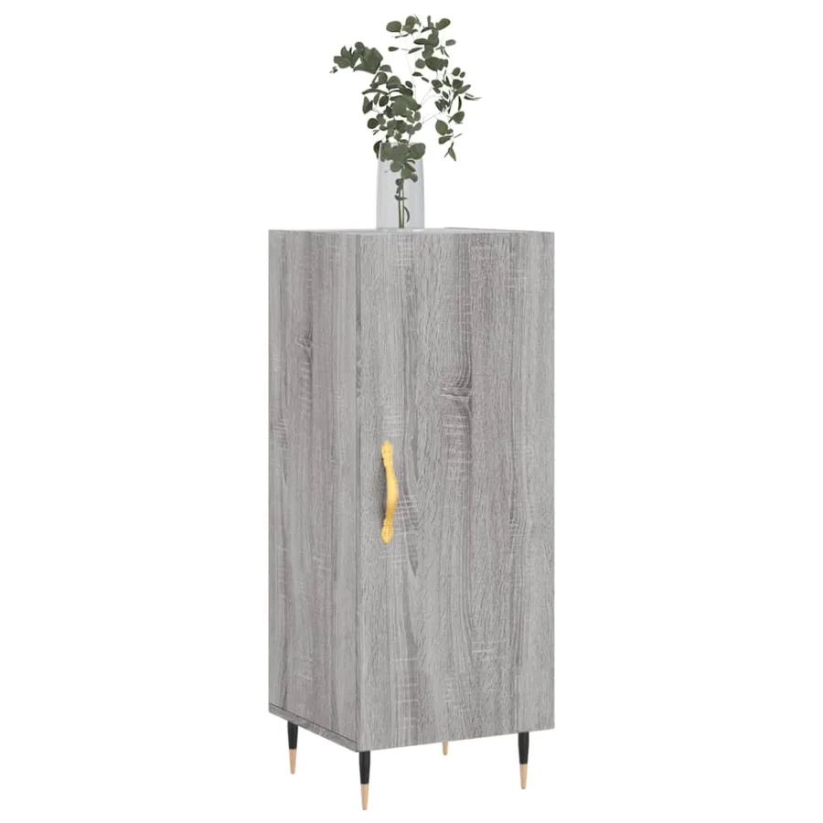 Buffet Sonoma gris 34,5x34x90 cm Bois d'ingénierie - 3