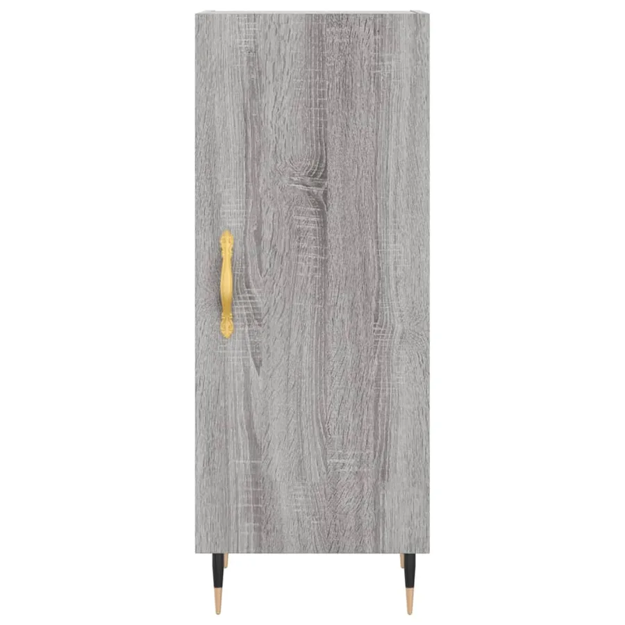 Buffet Sonoma gris 34,5x34x90 cm Bois d'ingénierie - 6