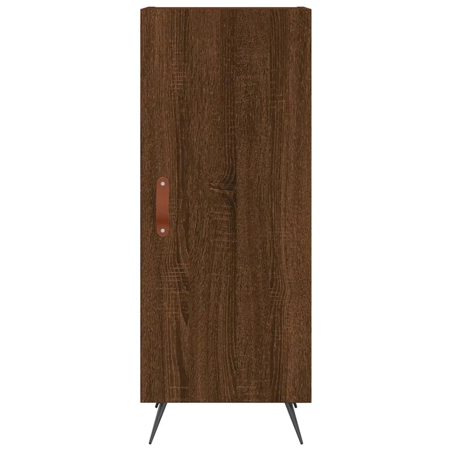 Buffet Chêne marron 34,5x34x90 cm Bois d'ingénierie - 6
