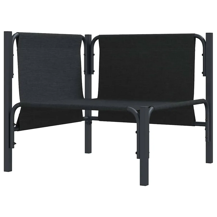 Mobilier de jardin Anthracite 80 x 80 x 71 cm Acier - 4