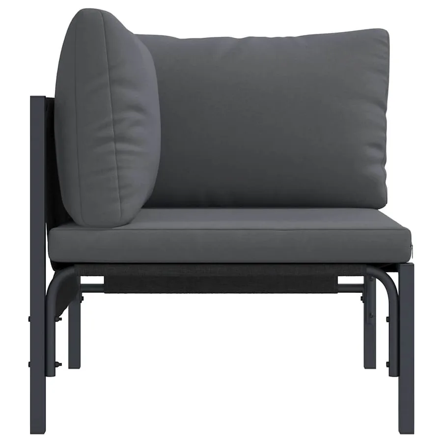 Mobilier de jardin Anthracite 80 x 80 x 71 cm Acier - 6