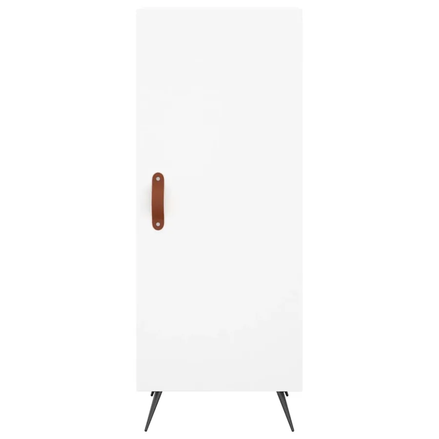 Buffet blanc 34,5x34x90 cm bois d'ingénierie - 6