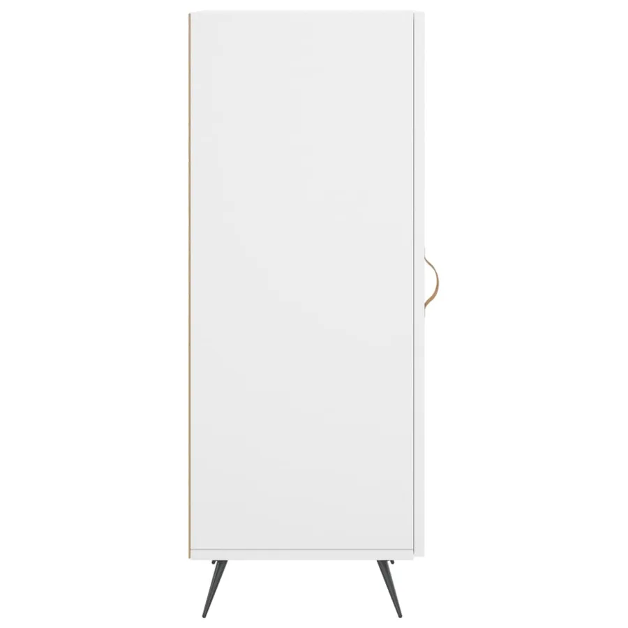 Buffet blanc 34,5x34x90 cm bois d'ingénierie - 7