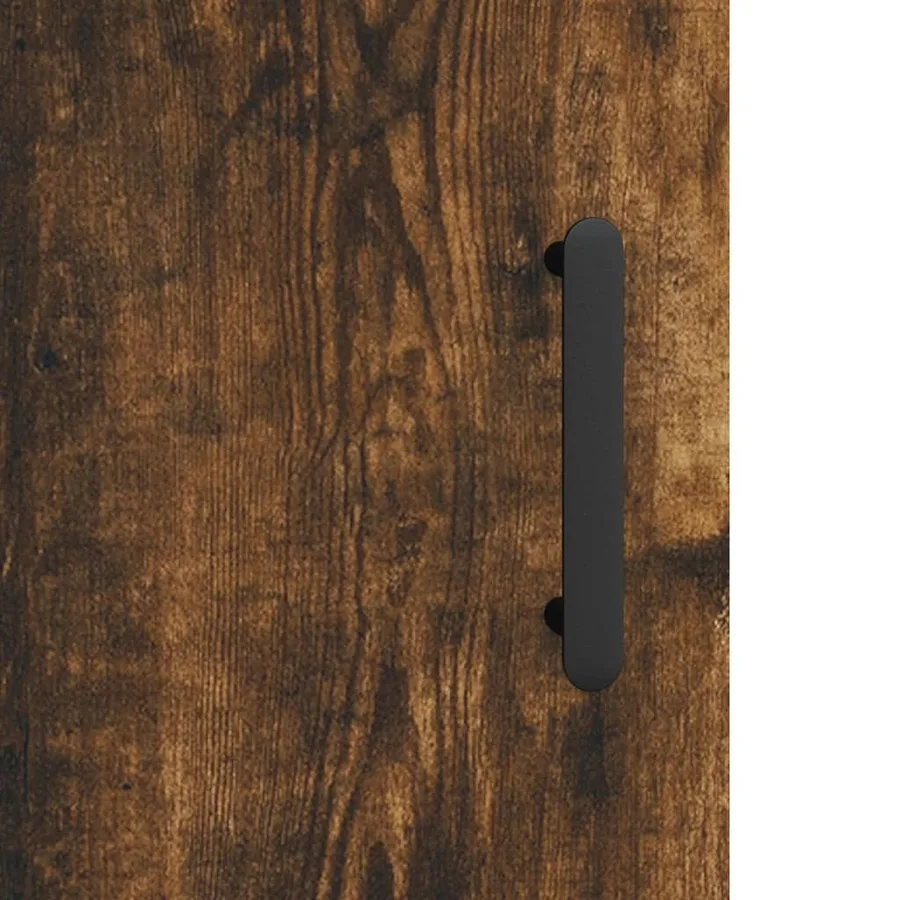 Armoire murale chêne fumé 69,5x34x90 cm - 10