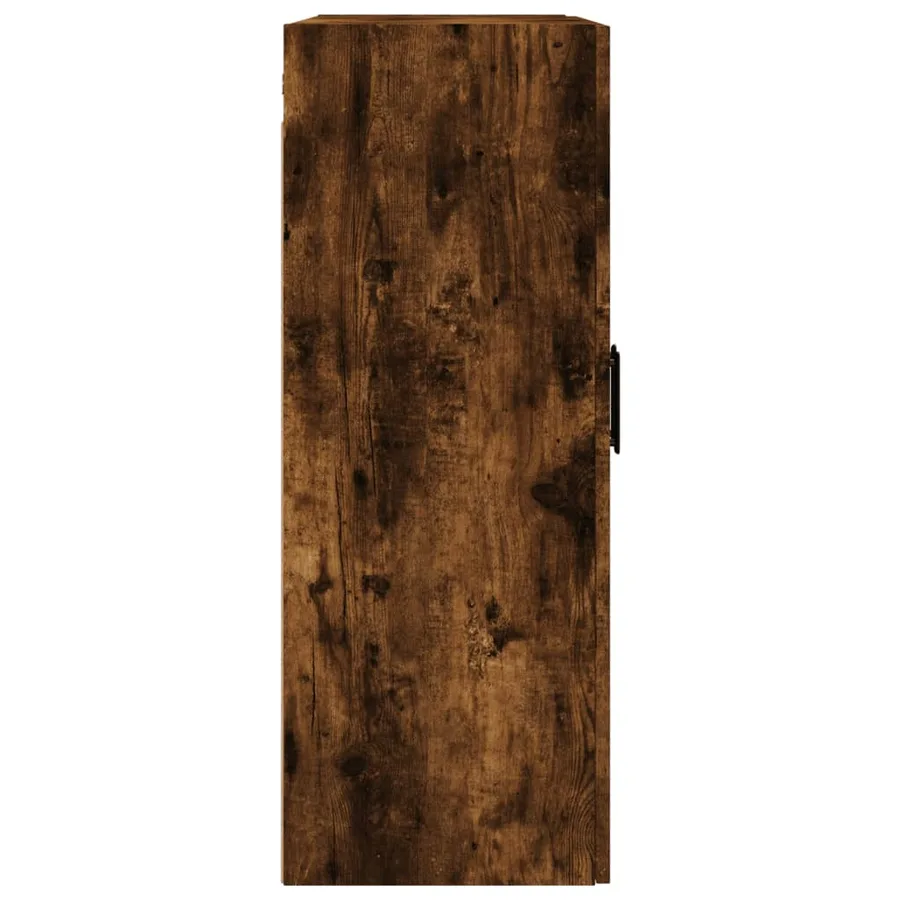 Armoire murale chêne fumé 69,5x34x90 cm - 8