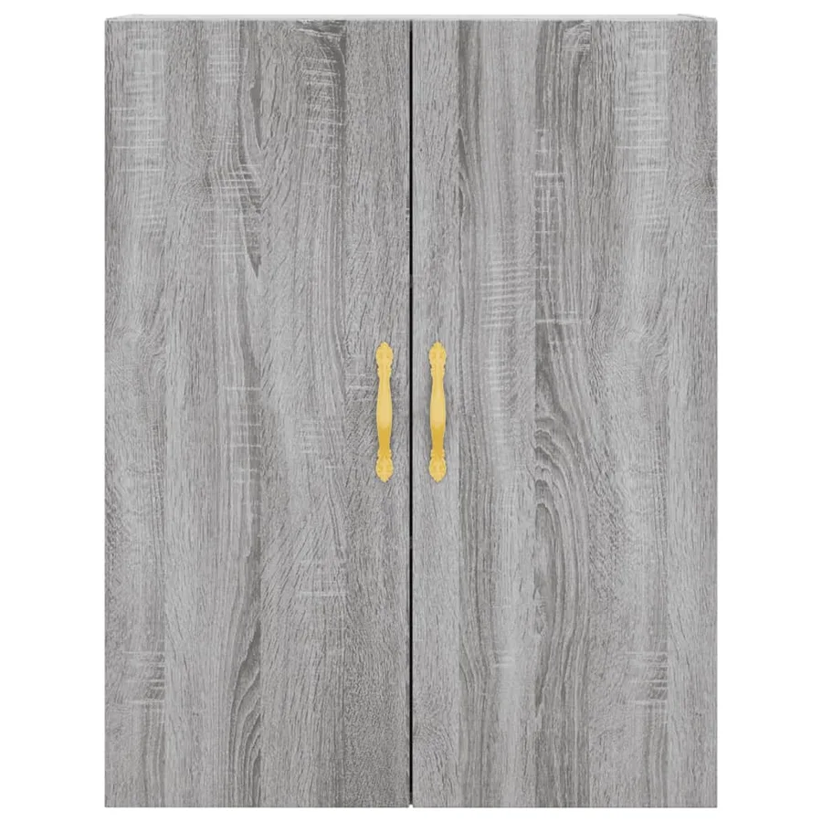 Armoire murale sonoma gris 69,5x34x90 cm - 7
