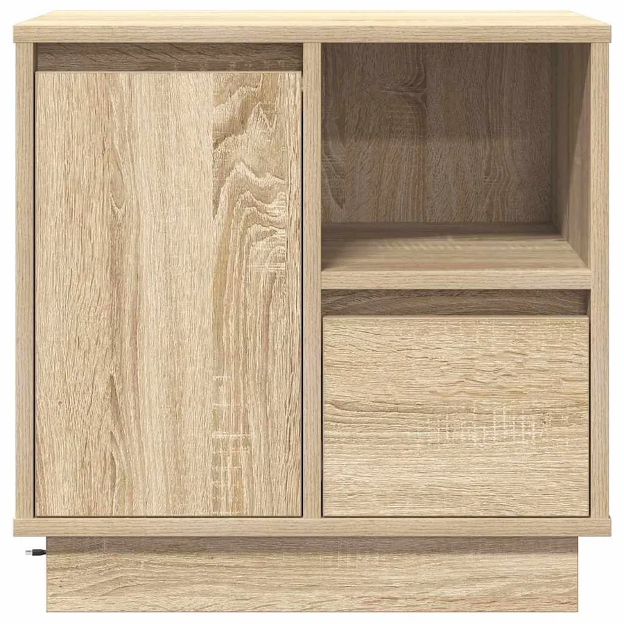 Cabinet de chevet 2 pcs Chêne Sonoma 50 x 34,5 x 50 cm. - 6