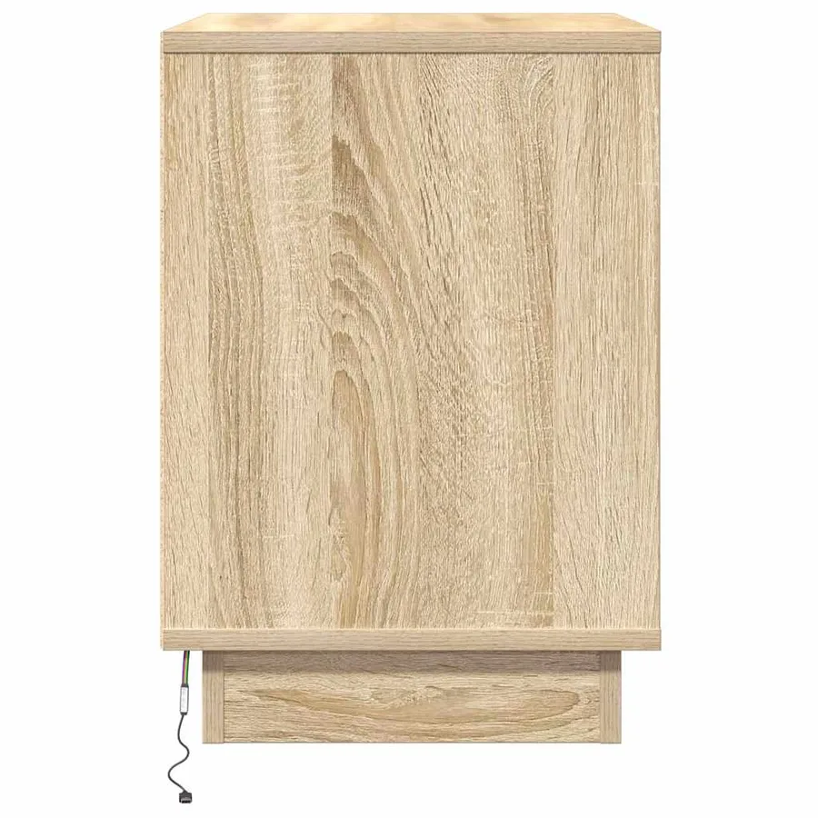 Cabinet de chevet 2 pcs Chêne Sonoma 50 x 34,5 x 50 cm. - 7