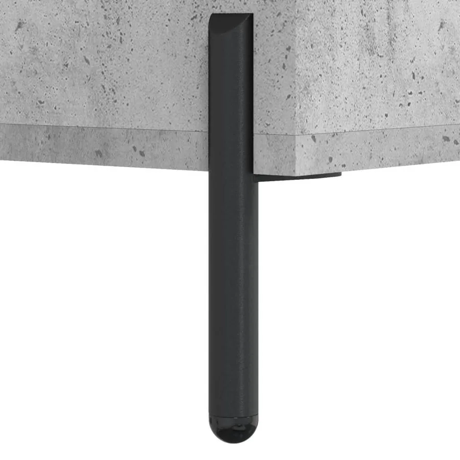 Buffet gris béton 69,5x34x90 cm bois d'ingénierie - 10
