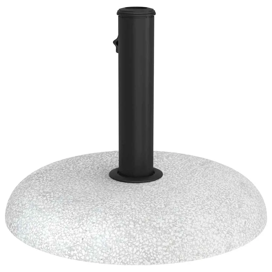 Pied de parasol 20,9kg Gris clair Béton Rond - 7