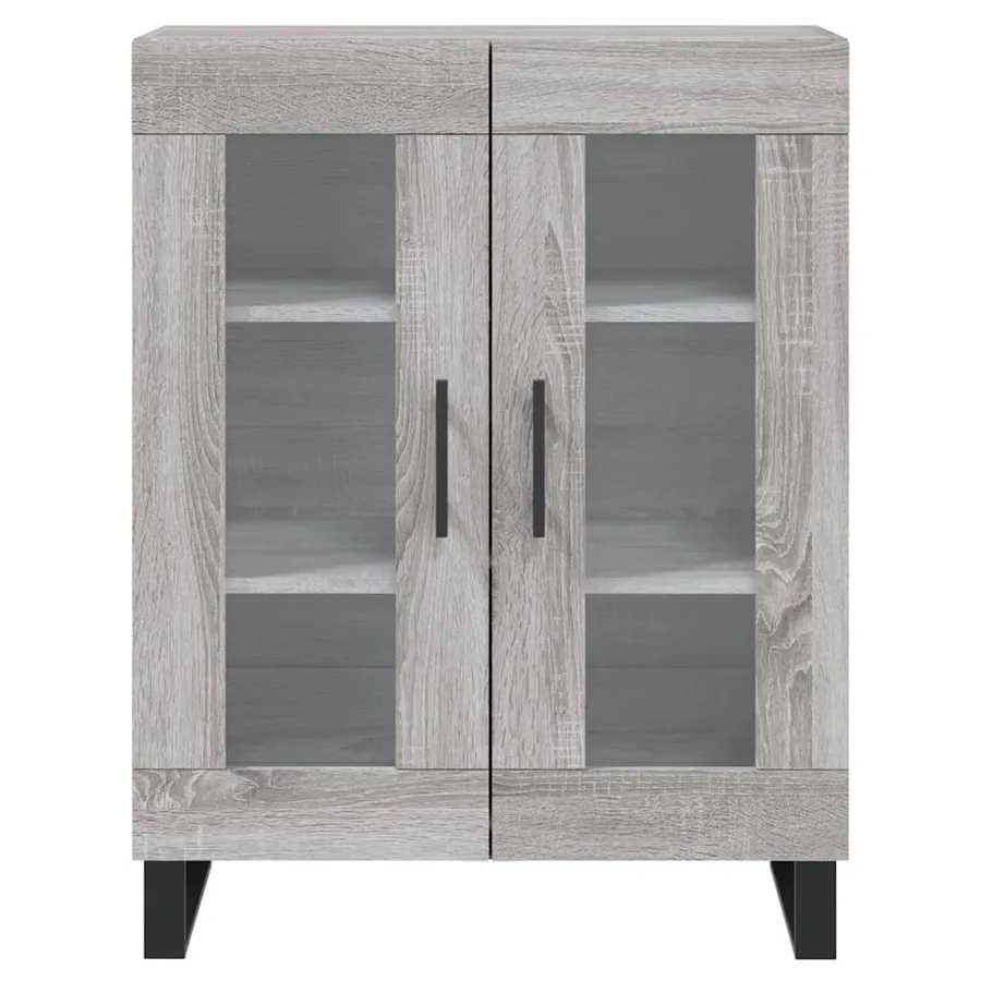 Buffet sonoma gris 69,5x34x90 cm bois d'ingénierie - 5