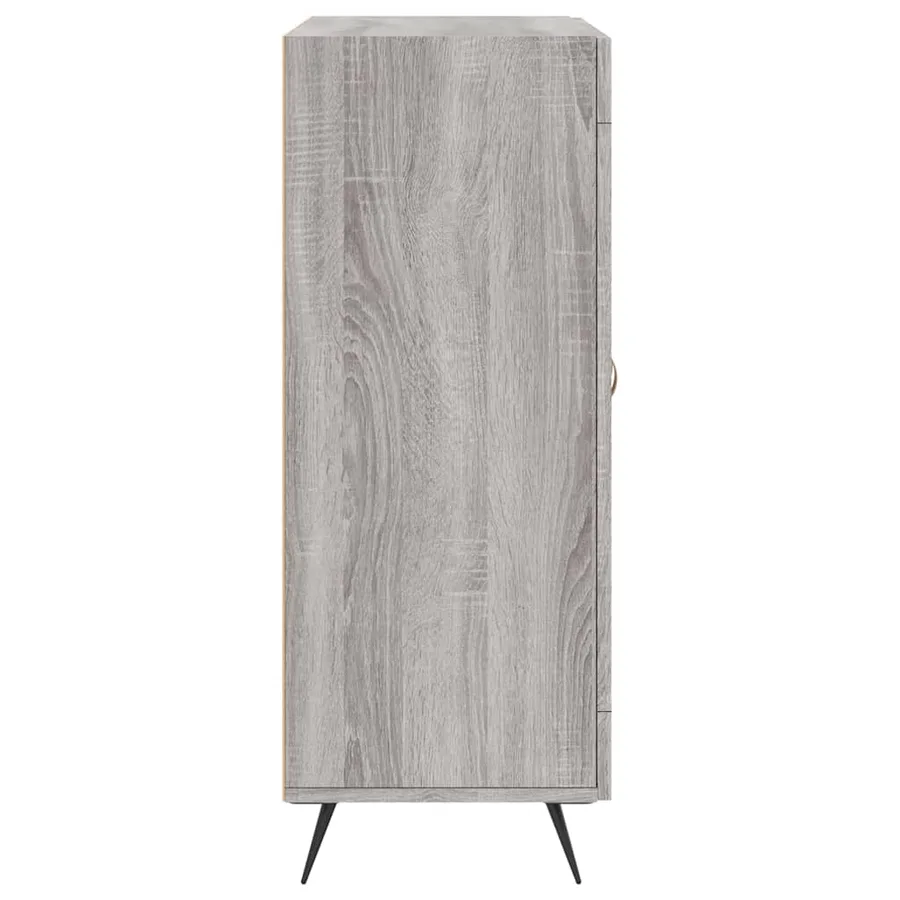 Buffet sonoma gris 69,5x34x90 cm bois d'ingénierie - 7