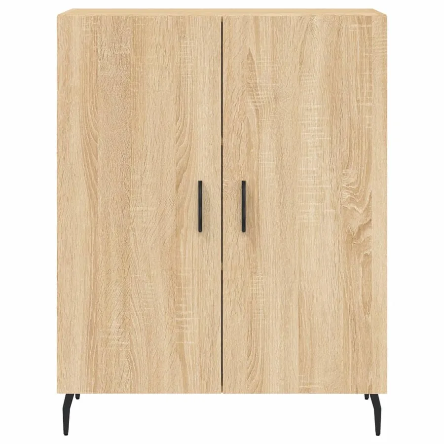 Buffet chêne sonoma 69,5x34x90 cm bois d'ingénierie - 5